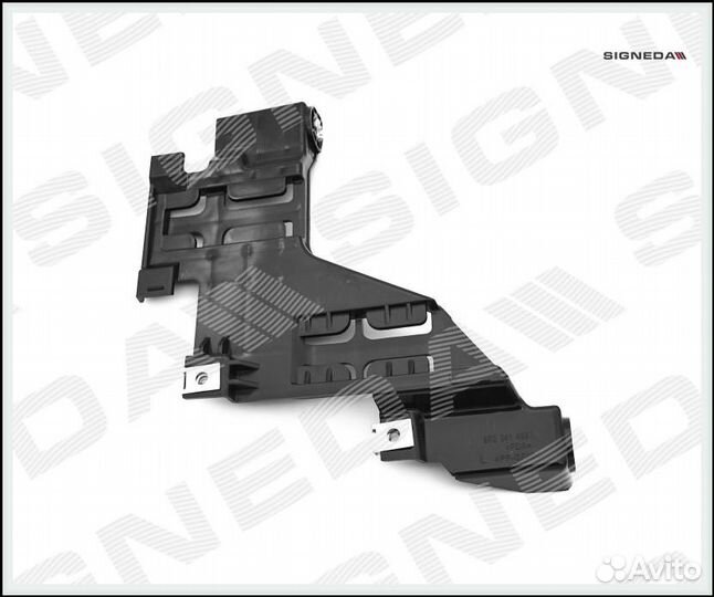 Кронштейн переднего бампера левый audi Q5 2008