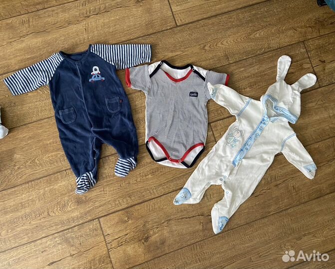 Вещи пакетом Zara,Disney,Carters, H&M 0-6 месяцев