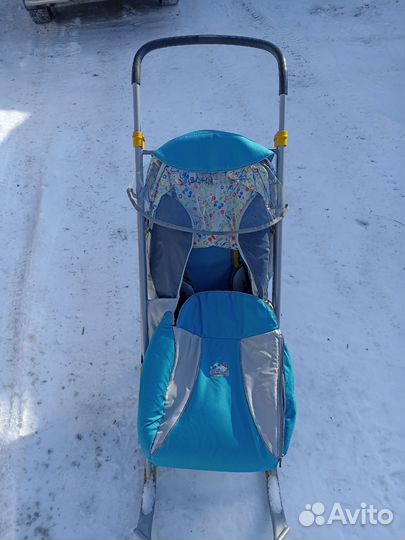 Санки коляска ника детям 4