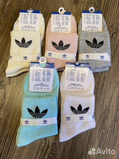 Носки женские, в упаковке 10 пар