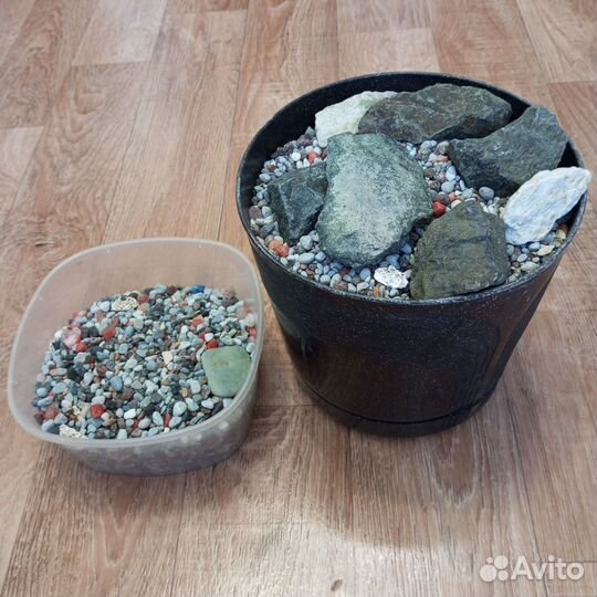 Коряги для аквариума 2 шт и грунт