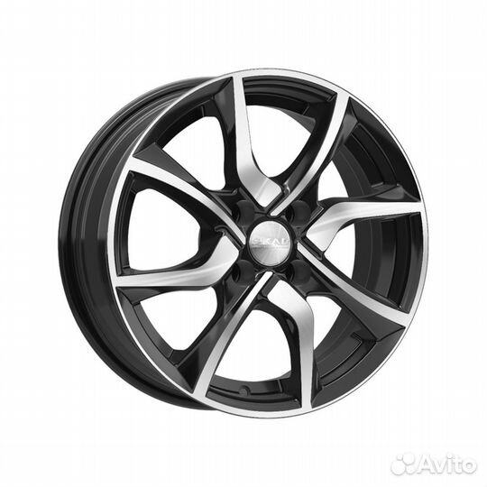 Литые диски 6x15 4x100 54.1 ET45 скад Тулон алмаз