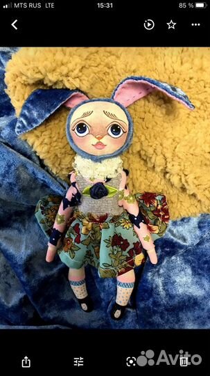 Куклята зверята ручной работы