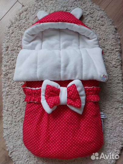 Тёплый конверт в коляску и на выписку