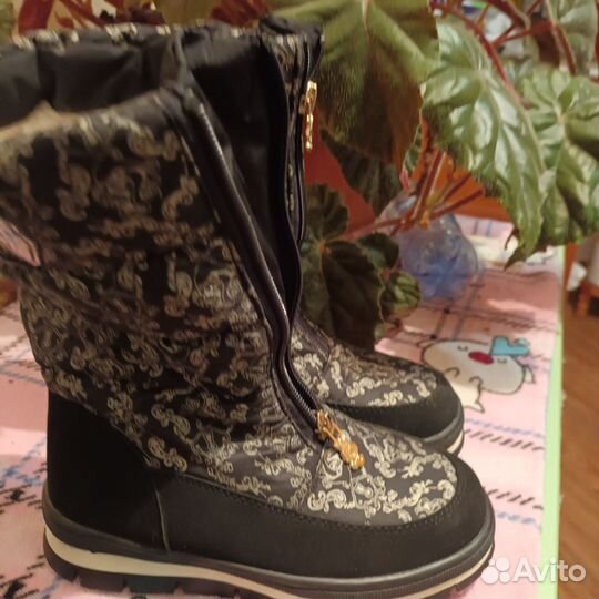 Зимние дутики детские