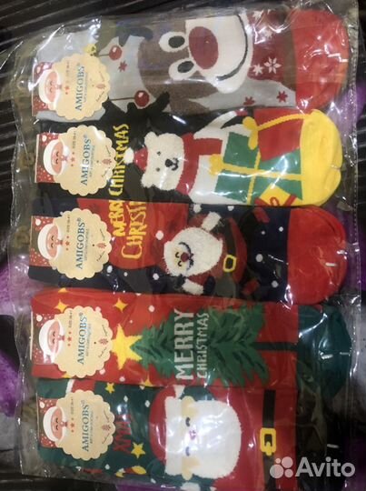 Новогодние носки