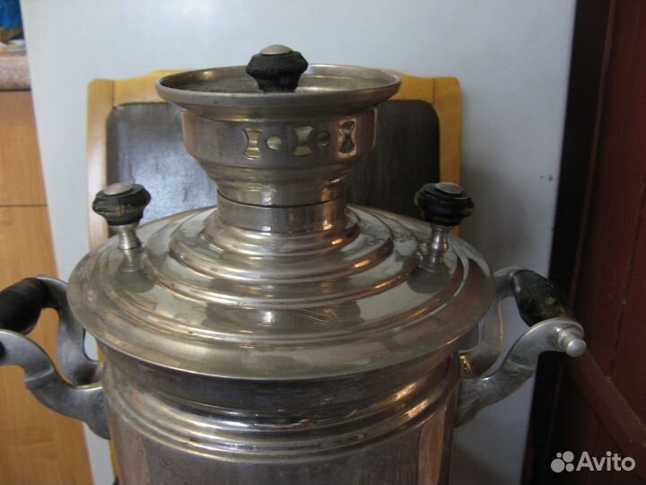 Самовар на дровах старинный тульский отличный
