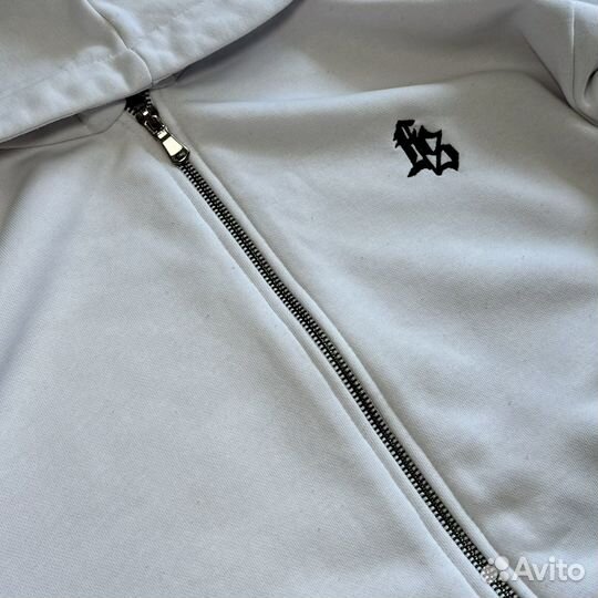 Fuksqre FS Zip Hoodie White
