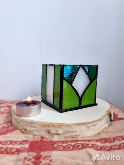 Подсвечник в стиле Тиффани 