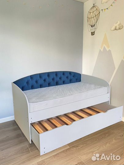 Кровать лдсп для малыша трансформер мягк спинка