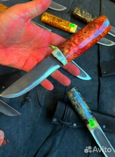 Якутский нож 110х18ш кованный ручная работы