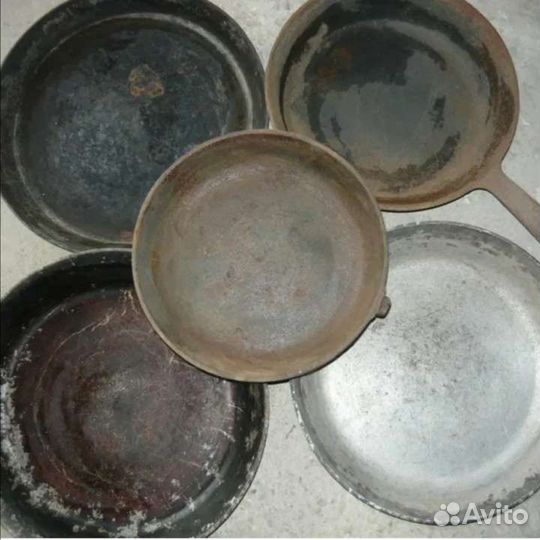 Кастрюли и сковородки