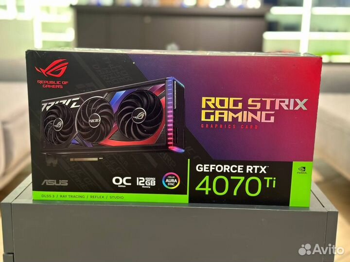 Видеокарта Asus ROG Strix Gaming RTX4070Ti 12GB