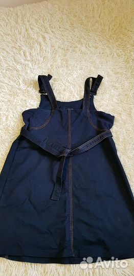 Платье-сарафан джинсовый для беременных