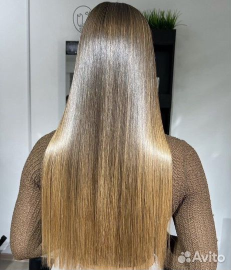 Кератиновое выпрямление волос ботокс spa уход