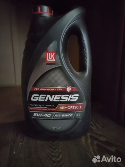 Lukoil genesis armortech 5w-40 4 литра