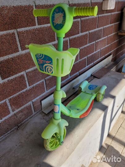 Самокат детский трехколесный