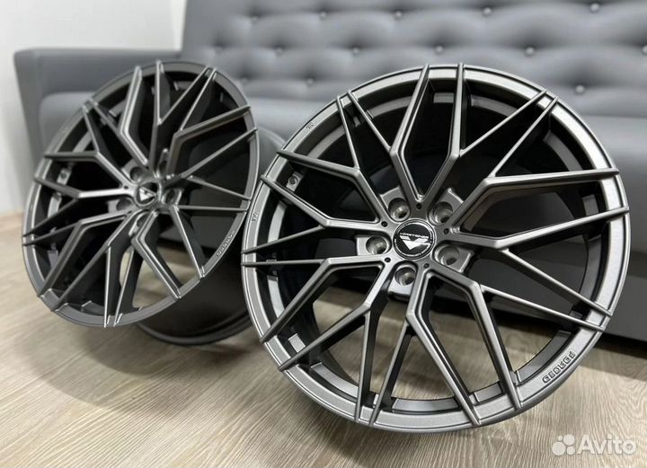 Диски серые Vf107 R19 5x112 на Audi VW Skoda