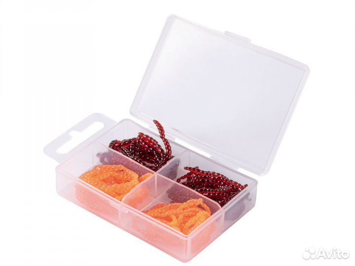 Насадки искусст. съедоб. extra blood worm X/XL мот