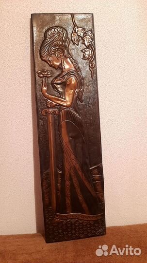 Картина медная чеканка СССР