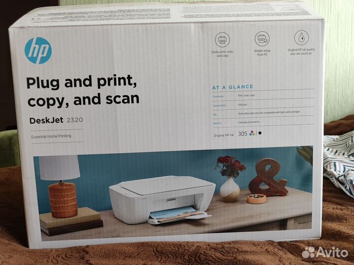 Цветной струйный принтер hp