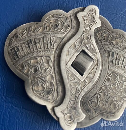 Пряжка «кавказъ». Кубачи, XIX век, 84 проба