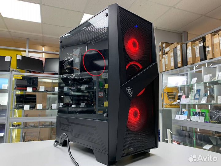 Пк AMD Ryzen 5 6 ядер/ RTX 3050 6Gb/ SSD+HDD