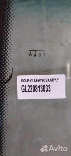 Стекло лобовое golf 7
