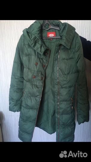 Пуховик женский натуральный мех