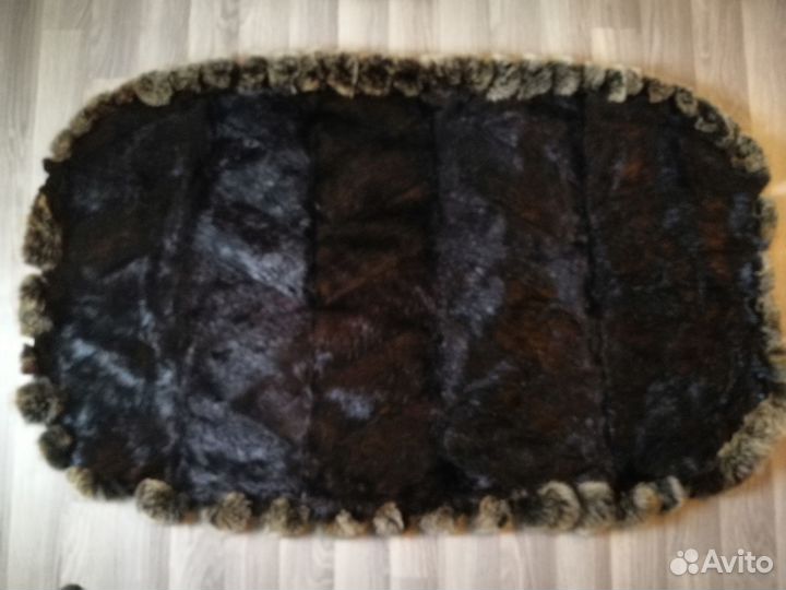 Ковёр натуральный нутрия енот