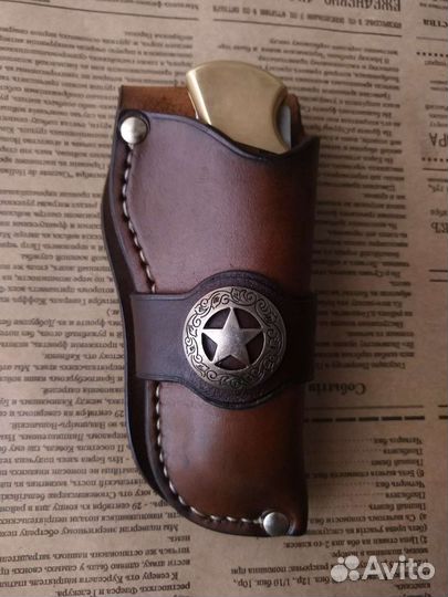 Кожаный чехол кобура для Buck 110