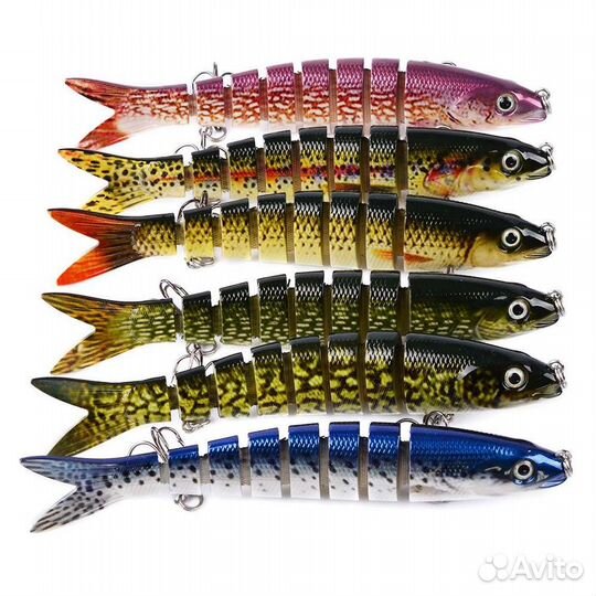 Воблеры сегметные hard baits