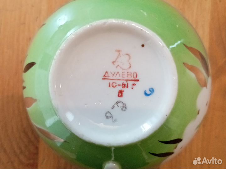 Чайные чашки Дулево, тарелки Зик, креманки