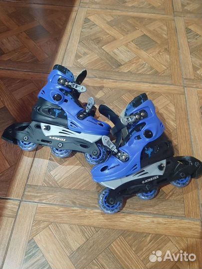 Роликовые коньки детские раздвижные