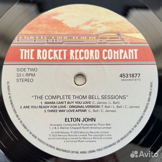 Винил Elton John – The Complete Thom Bell Sessions