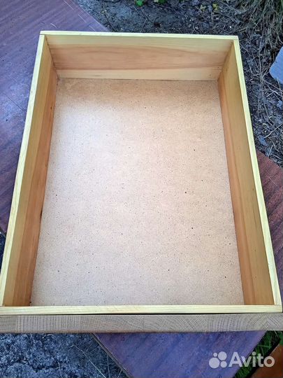 Ящик мебельный деревянный, фасад дубовый