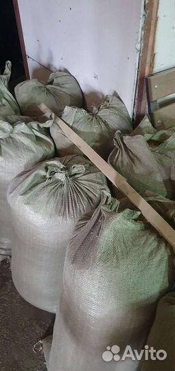 Опилки стружка в мешках