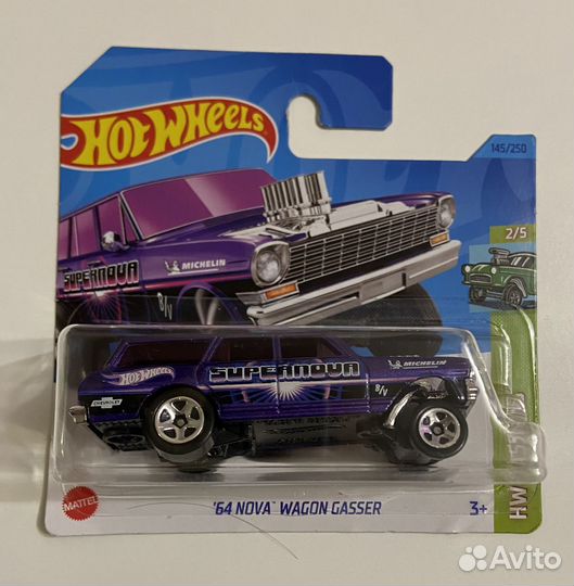 Hot wheels 64 nova wagon gasser