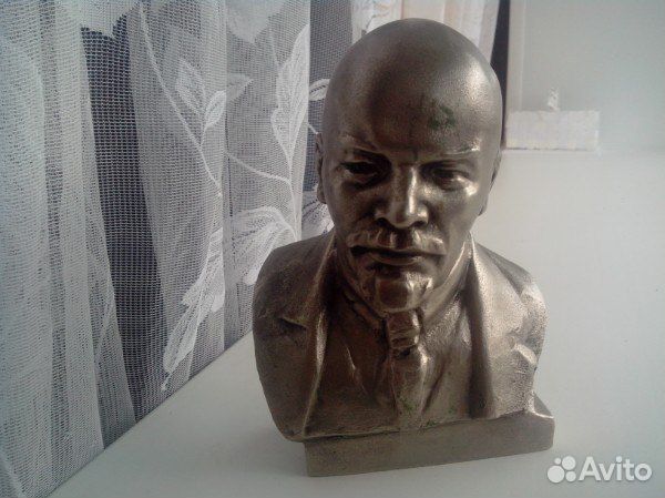 Бюст В.И. Ленина, металл