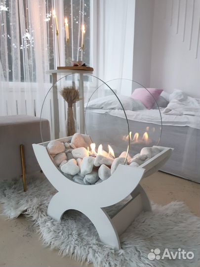 Камин напольный