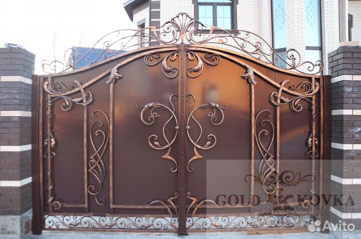 Кованые ворота