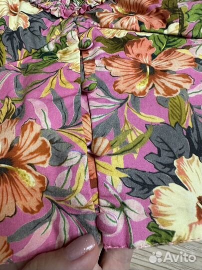 Топ Zara хлопок розовый s майка кроптоп