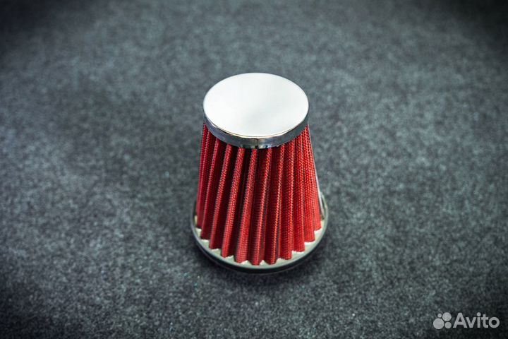 Воздушный фильтр нулевого сопротивления, D 63/70/76/89 мм, красный