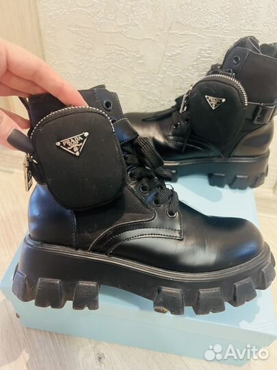 Ботинки prada 36-37 размер