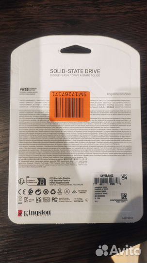 Жесткий диск SSD Kingston M.2 2280 500GB NV2