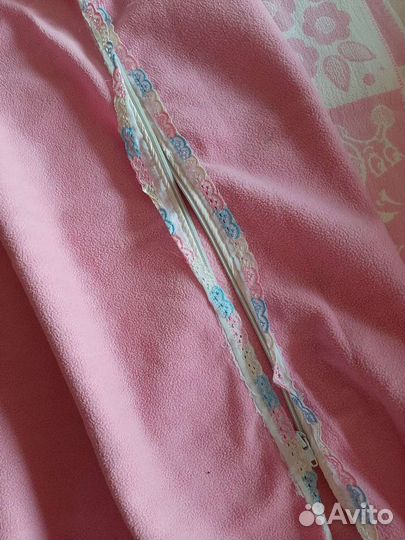 Одеялко,плюшевый плед,флисовый конверт для девочки