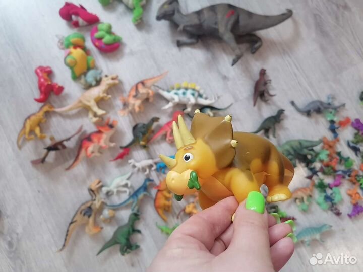 Динозавры коллекция пакетом