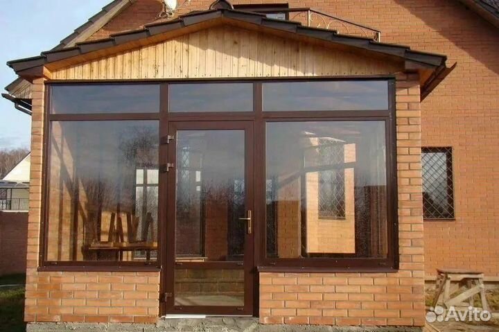 Веранда пвх. Окна металлопластиковые