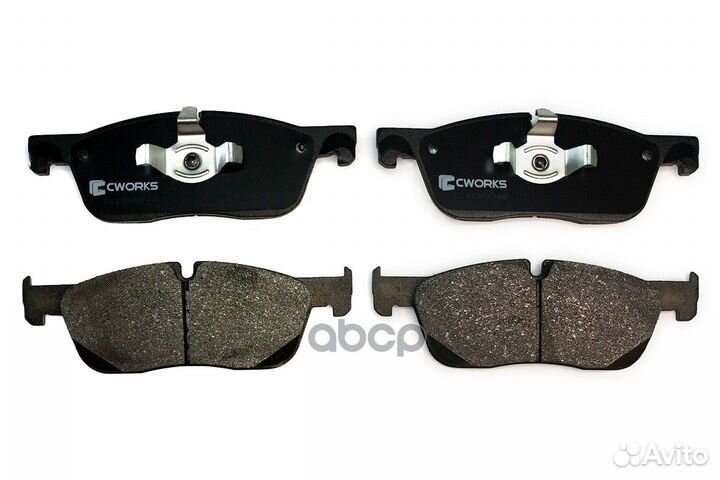 Тормозные колодки передние (Low Metallic) cwork