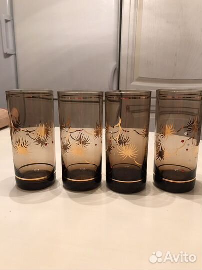 Хрустальные стаканы Богемия 60-70 х г. СССР